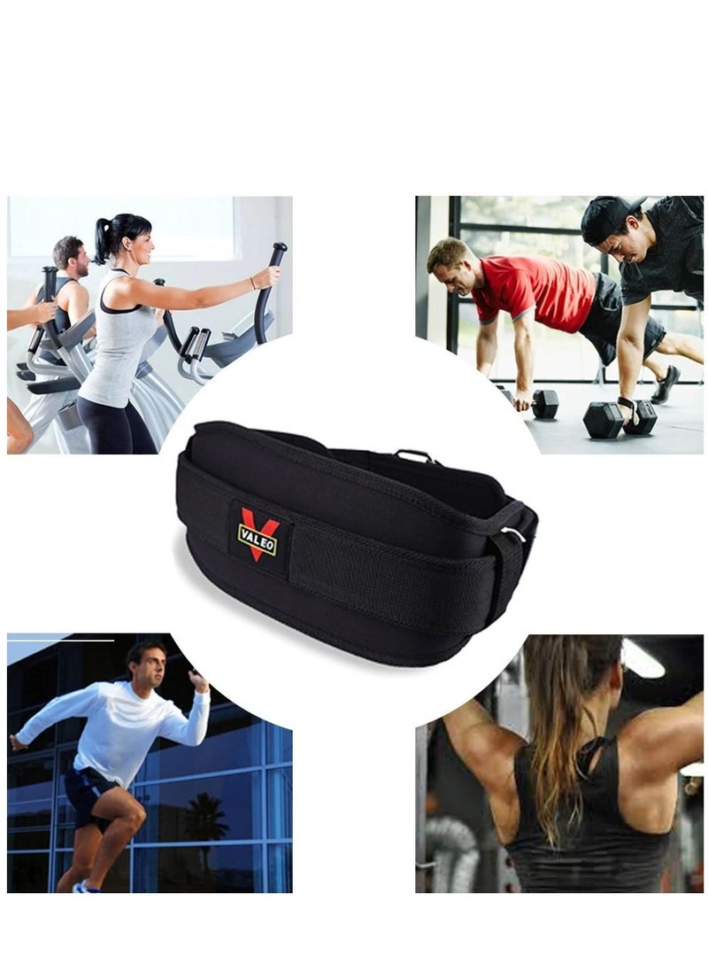VALEO Nylon EVA Weight Lifting Belt Size M-125x14 CM, Black  - Image 4