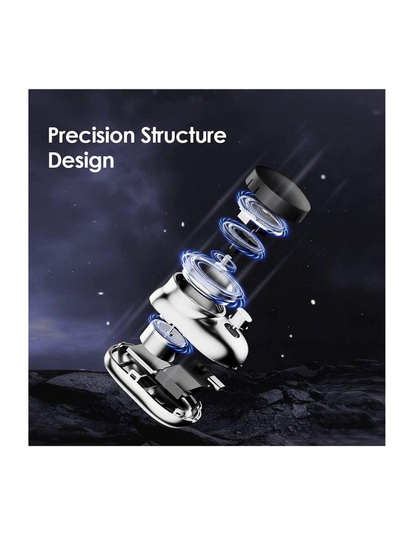 Mini & Portable Electric Shaver, New Pocket Portable Electric Shave, Magic USB Mini Shaver Electric Razor For Men, Rechargeable Travel Razors For Men Electric Shaver For Shaving Face(Green) - Image 4