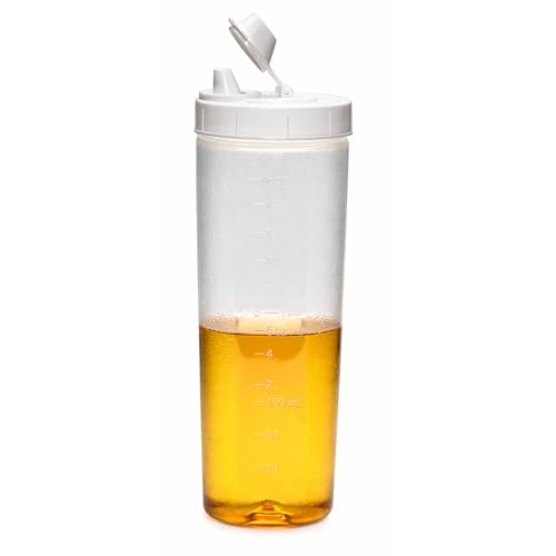 Bear Grips Plastic Oil Dispenser With Lid - 1 liter, Pack Of 1, White - Image 1