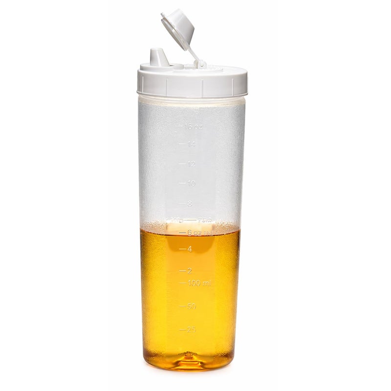 Bear Grips Plastic Oil Dispenser With Lid - 1 liter, Pack Of 1, White - Image 5