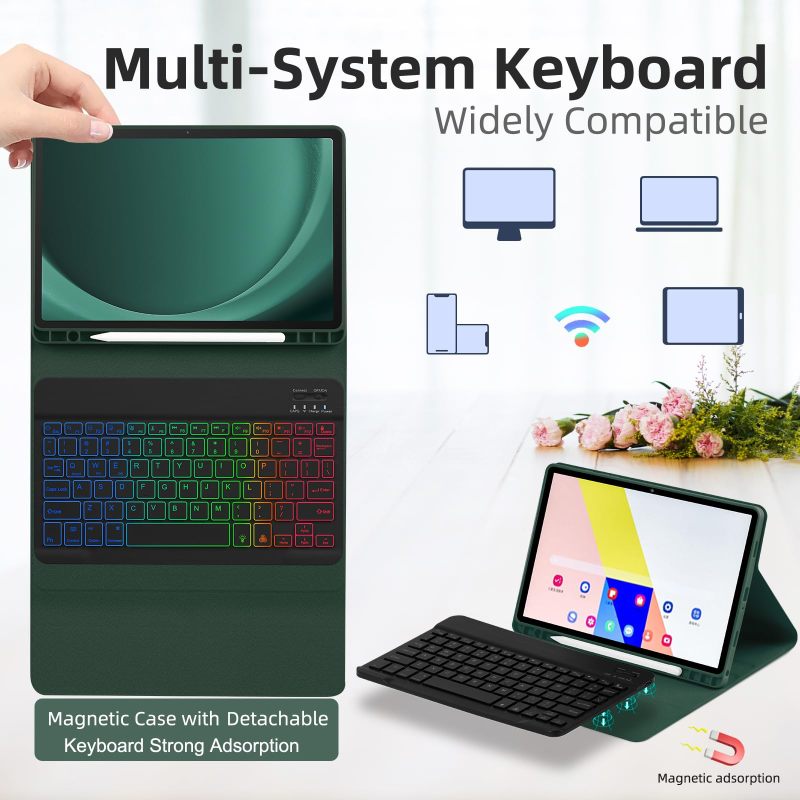 For Samsung Galaxy A9 Plus 5G Keyboard Tablet Case Transform Your Tablet into a Laptop with Keyboard and - Image 4