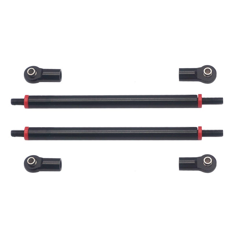 Vgoohobby 8Pcs Vgoohobby Aluminum Alloy Link Rod Chassis Linkage 313mm Wheelbase Compatible with Axial SCX10 90046 90047 1/10 RC Crawler Car - Image 3