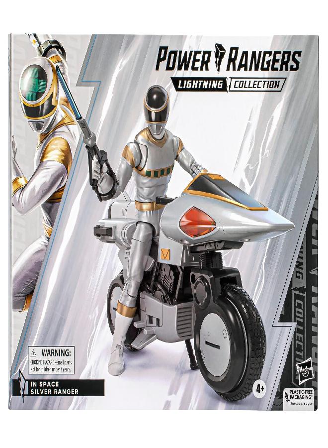 Power Rangers Lightning Collection in Space Silver Ranger 6-inch Action Figure, Toys and Action Figures for Kids Ages 4 and Up - Image 5