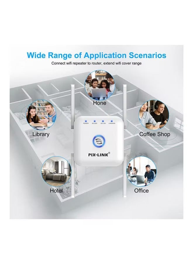 5G WiFi Repeater Amplifier White - Image 4