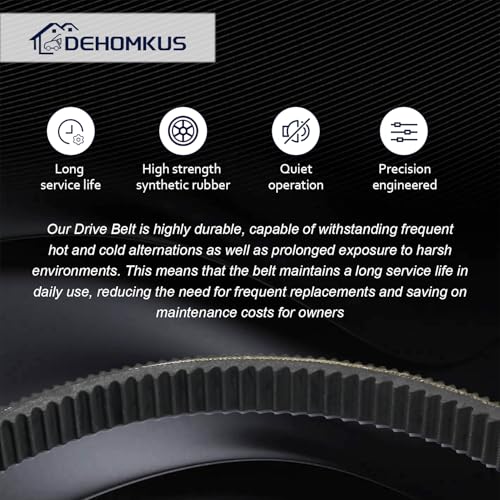 DEHOMKUS 422280652 Maverick X3 Drive Belt Replacement for Can-Am Maverick X3/ XDS/XRS/MAX All Models 2017-2022 Replace 422280651 417300383 422280654 422280280 - Image 4