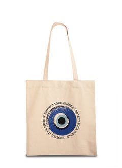 Evil eye Cotton Tote Bag