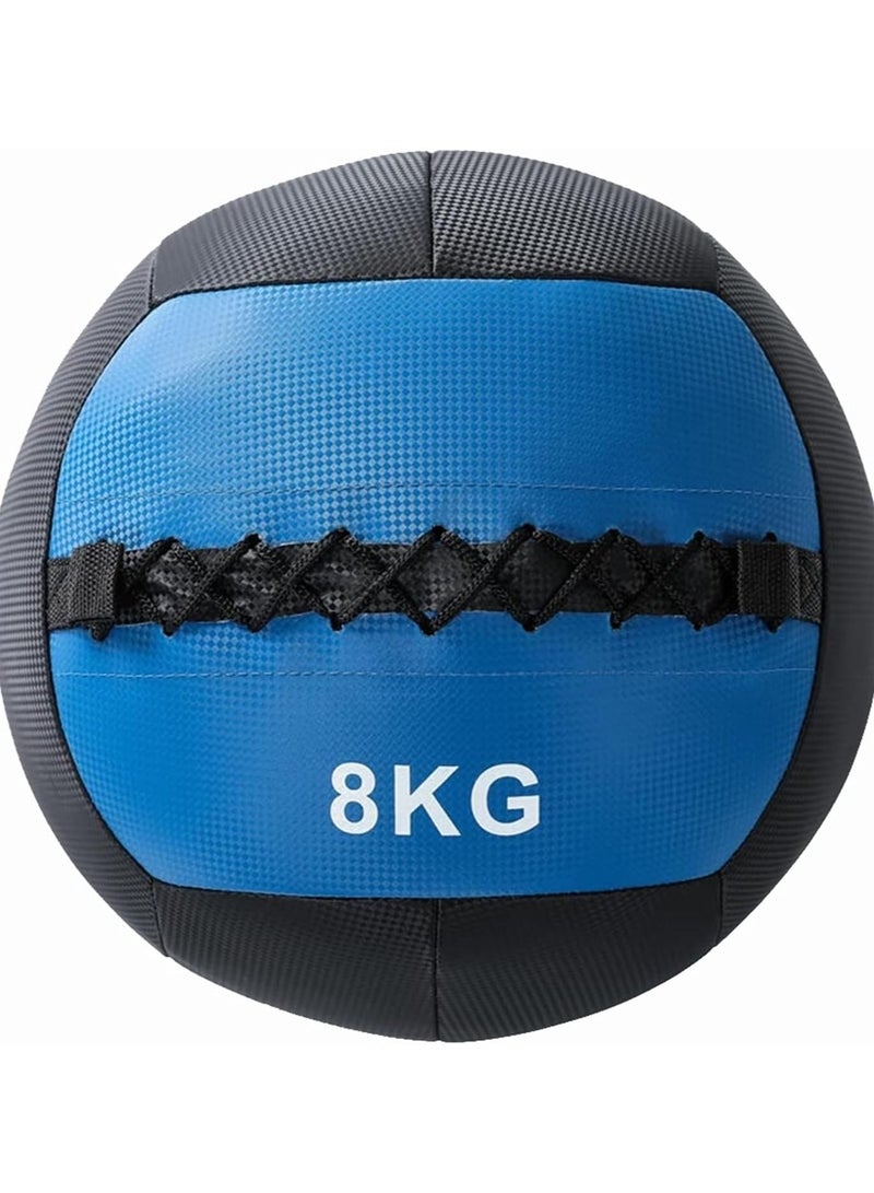 TA SPORT Medicine Ball PVC Wall Ball Slam Ball Home Gym Strength and Physical Training Soft Medicine Ball Fitness Equipment Cross Training Aerobic Exercise Fitness Equipment (8KG/17.6LB) - Image 1