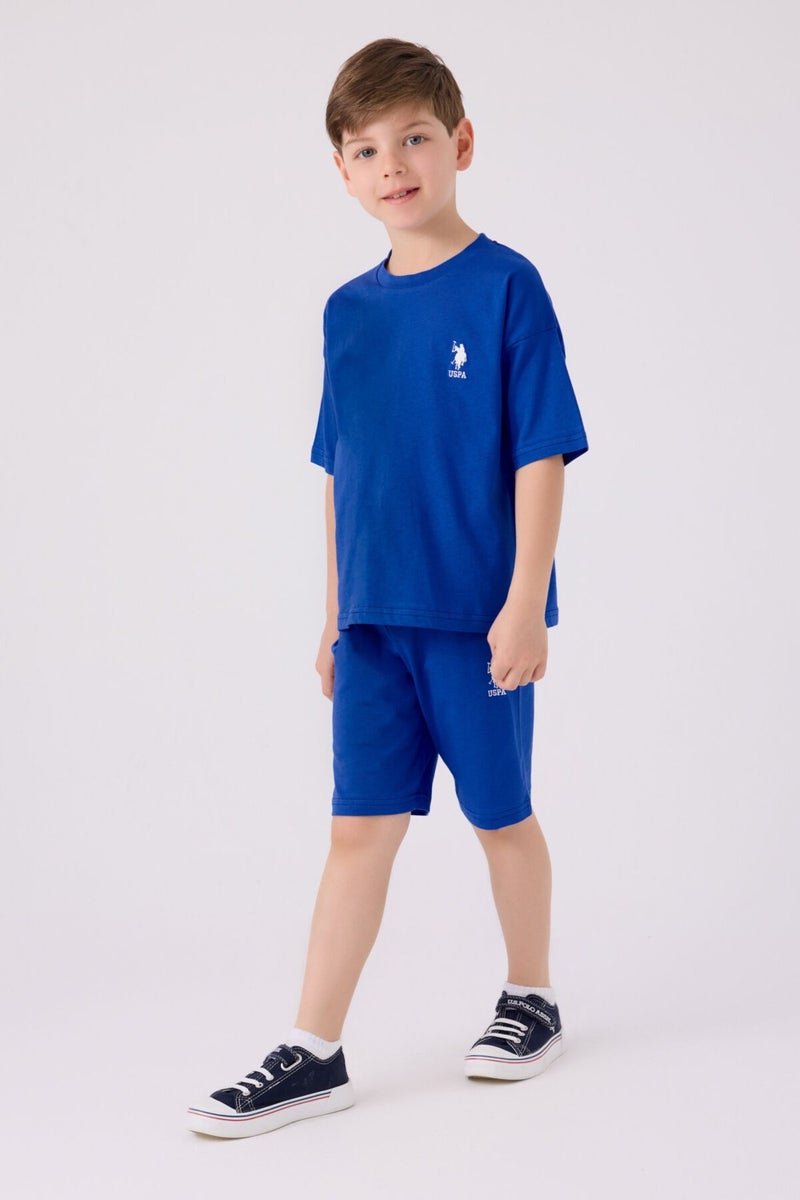U.S. Polo Assn. Boys Midnight Blue Bermuda Set  - Image 1