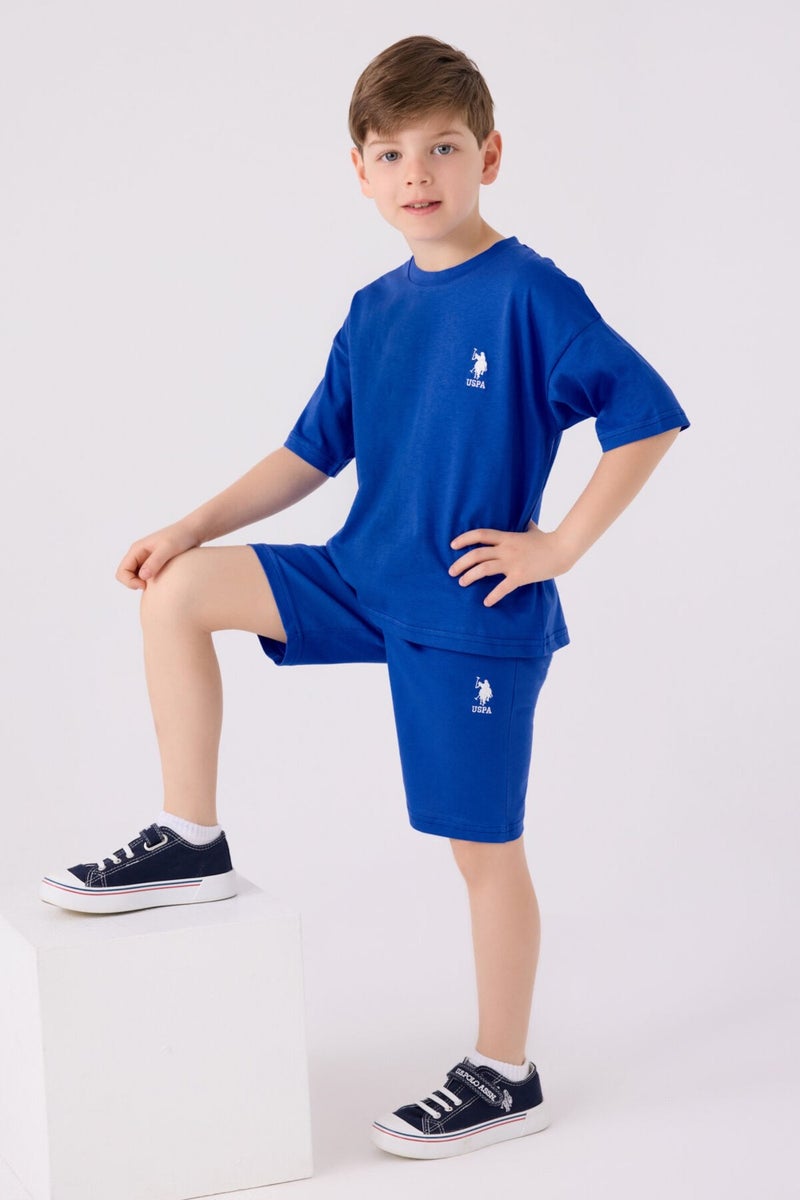 U.S. Polo Assn. Boys Midnight Blue Bermuda Set  - Image 3