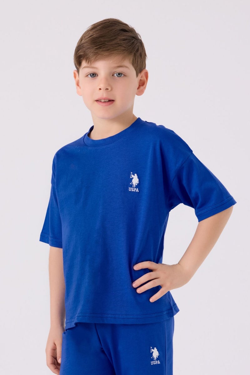 U.S. Polo Assn. Boys Midnight Blue Bermuda Set  - Image 2