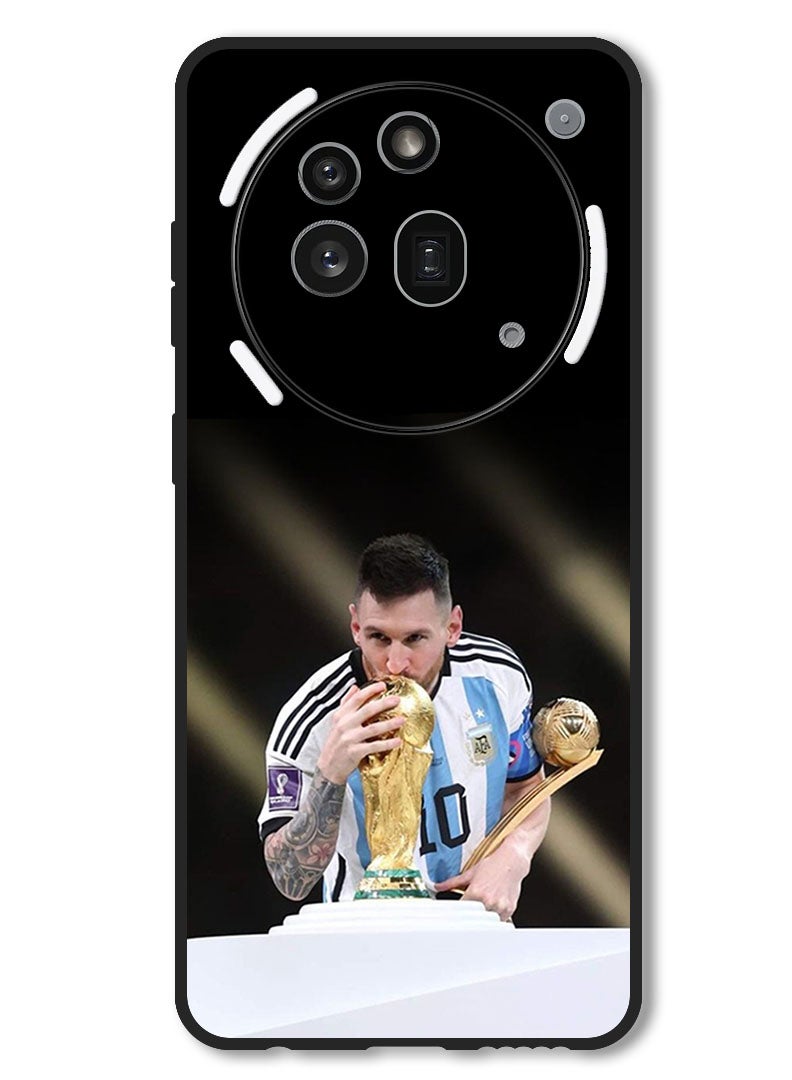 Theodor Case Compatible with Nothing Phone 3a Pro Protection Shockproof Bumper Cover Messi (3) - Image 1