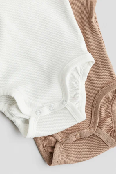 H&M 2-Pack Long-Sleeved Bodysuits