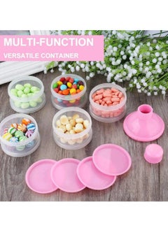 ماركة غير محددة 1Pc Portable Milk Powder Dispenser Travel Outdoor Pp Pink 17*7*4.2Cm  - Image 3