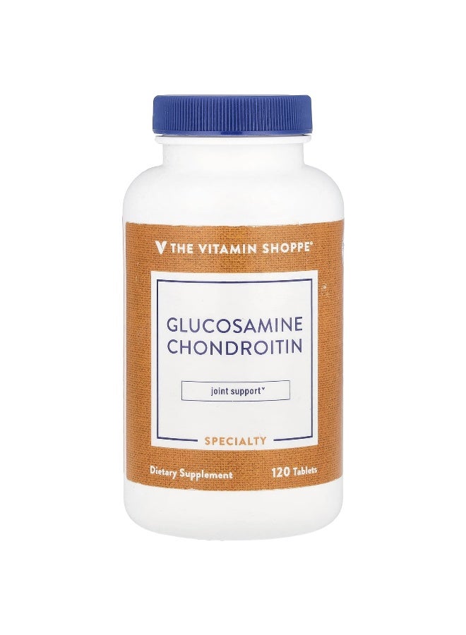 The Vitamin Shoppe The Vitamin Shoppe, Glucosamine Chondroitin, 120 Tablets - Image 1