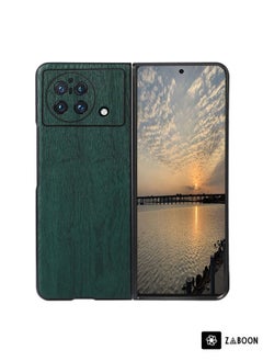 Protective Case For vivo X Fold Precise Hole Wood Texture PU