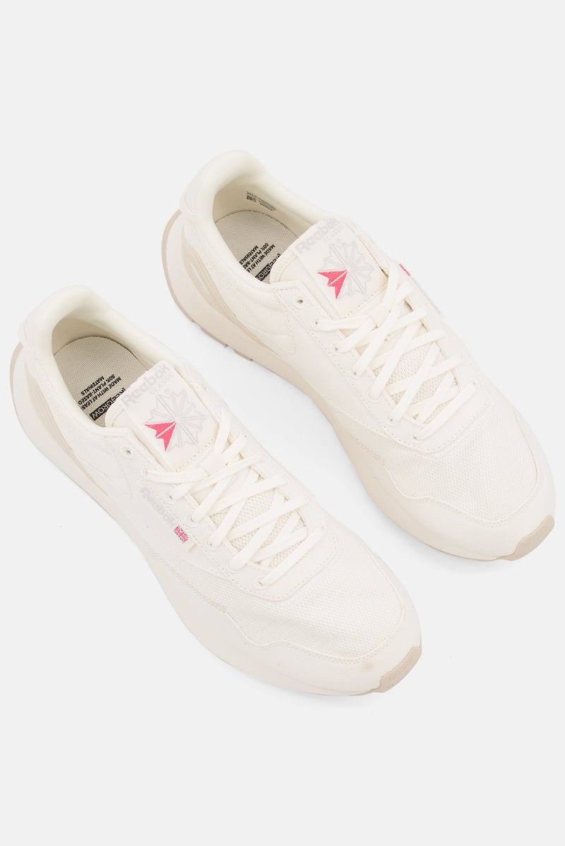 Reebok Men CL Legacy Az Grow Lace Up Running Shoes, Off White  - Image 3