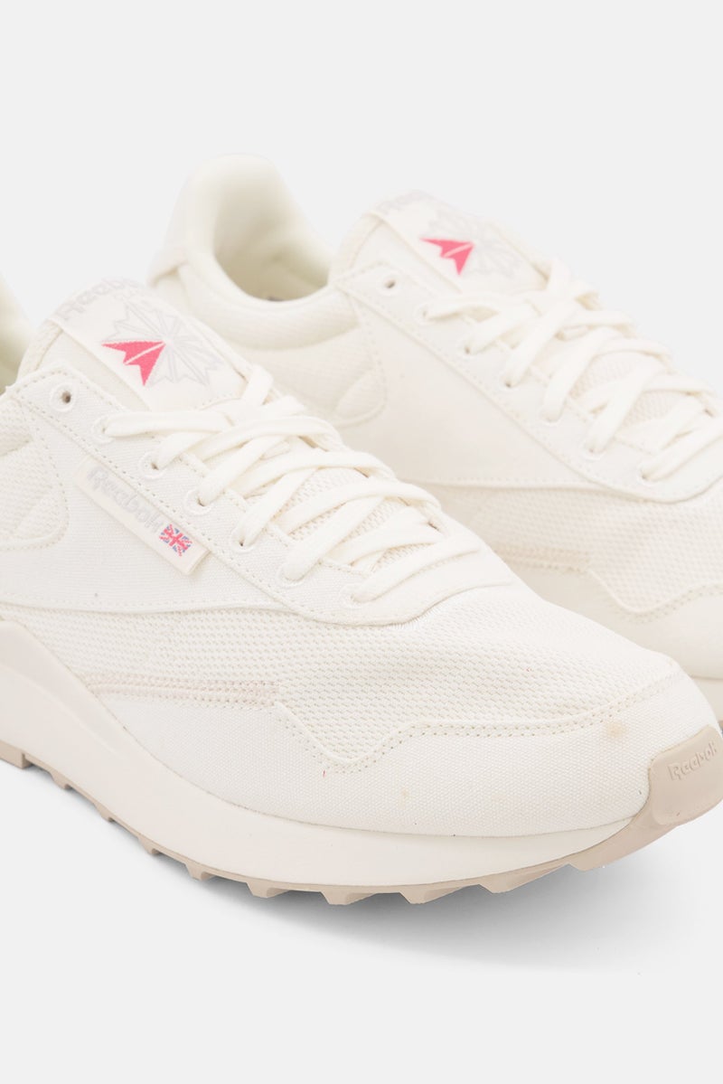 Reebok Men CL Legacy Az Grow Lace Up Running Shoes, Off White  - Image 2