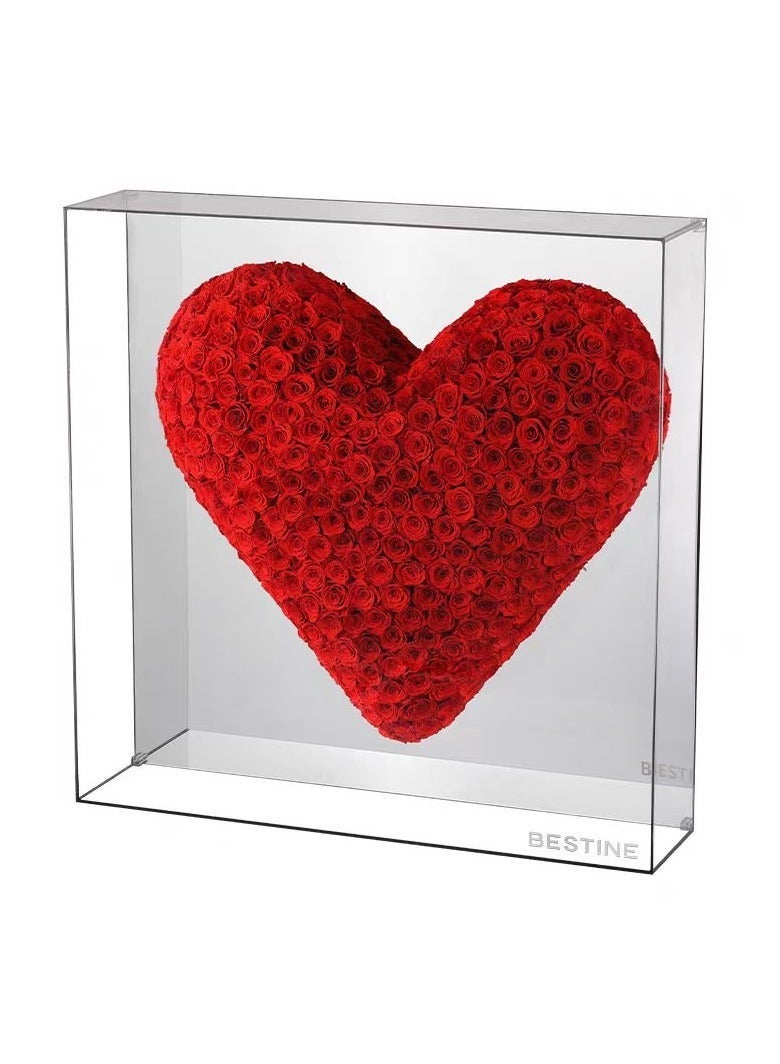 Preserved Rose Flower Cylindrical flower barrel Handmade Preserved Rose Forever Never Withered Flowers ,Gift for Wedding ,Birthday, Mother's Day Gift, Best Gift for Her Rose - Image 2