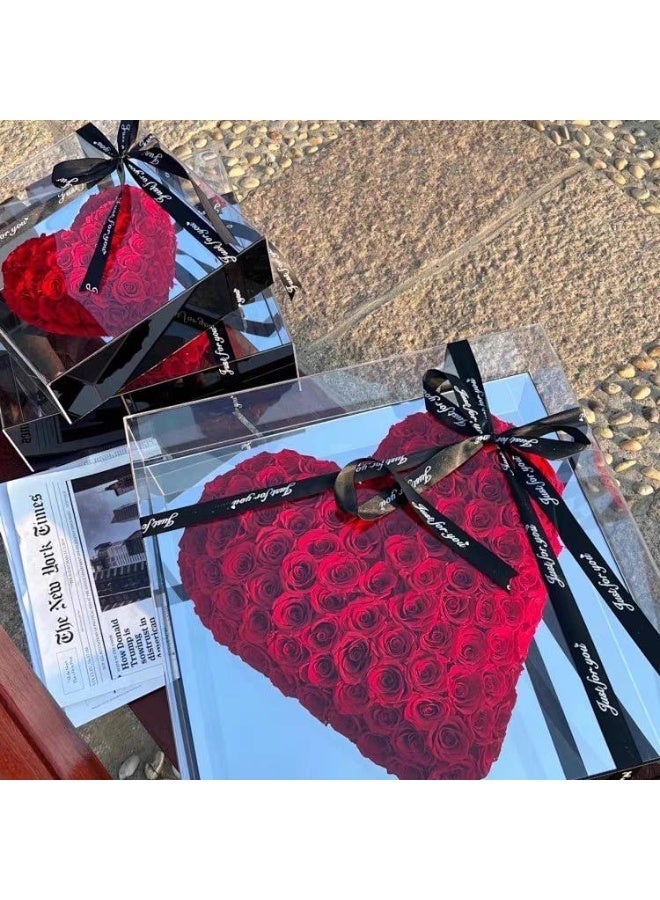 Preserved Rose Flower Cylindrical flower barrel Handmade Preserved Rose Forever Never Withered Flowers ,Gift for Wedding ,Birthday, Mother's Day Gift, Best Gift for Her Rose - Image 1