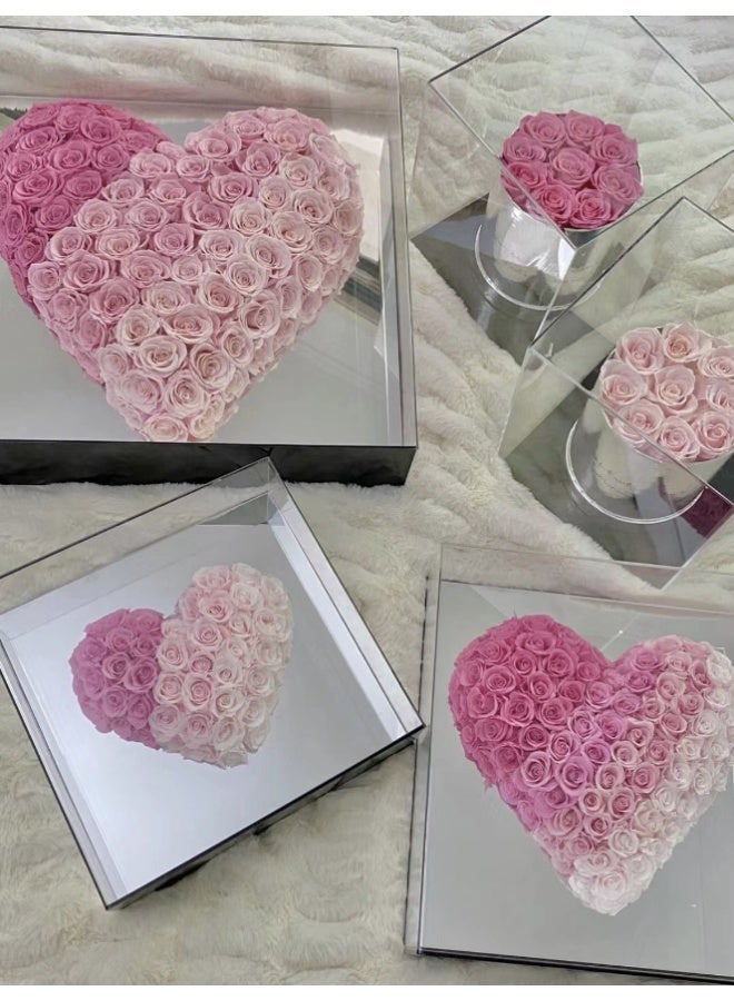 Preserved Rose Flower Cylindrical flower barrel Handmade Preserved Rose Forever Never Withered Flowers ,Gift for Wedding ,Birthday, Mother's Day Gift, Best Gift for Her Rose - Image 3