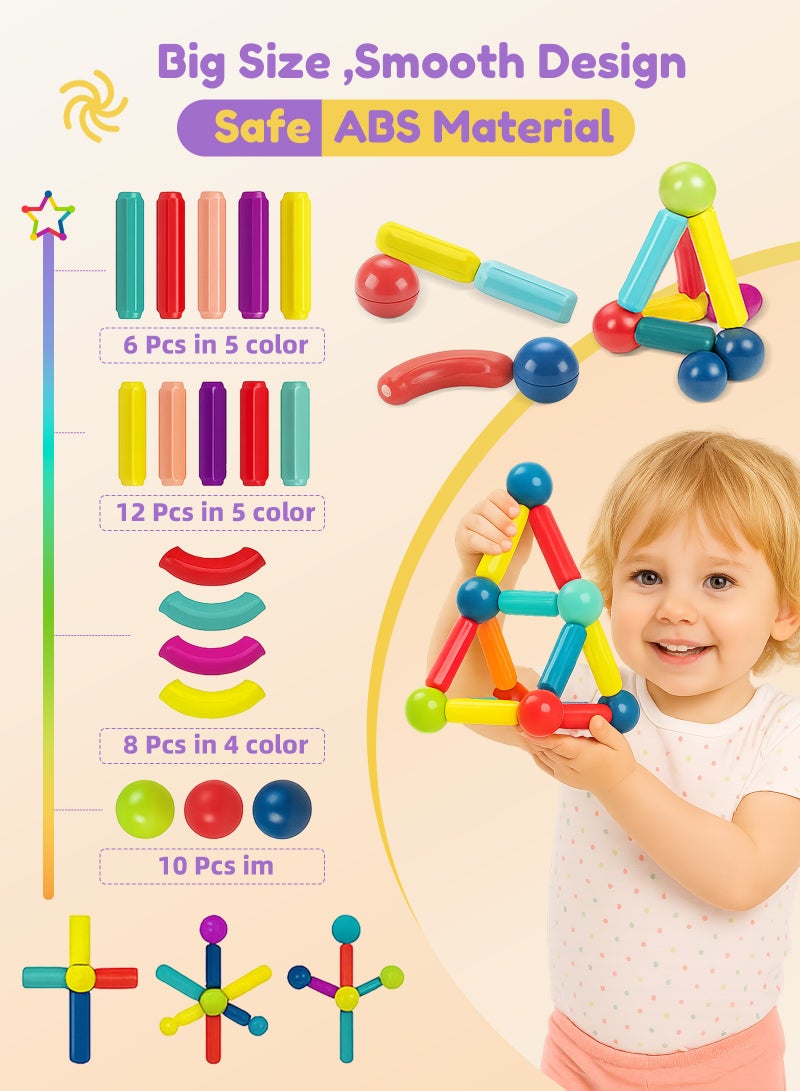 يو إل اتش واي سي 36 قطعة مكعبات بناء مغناطيسية - Image 4