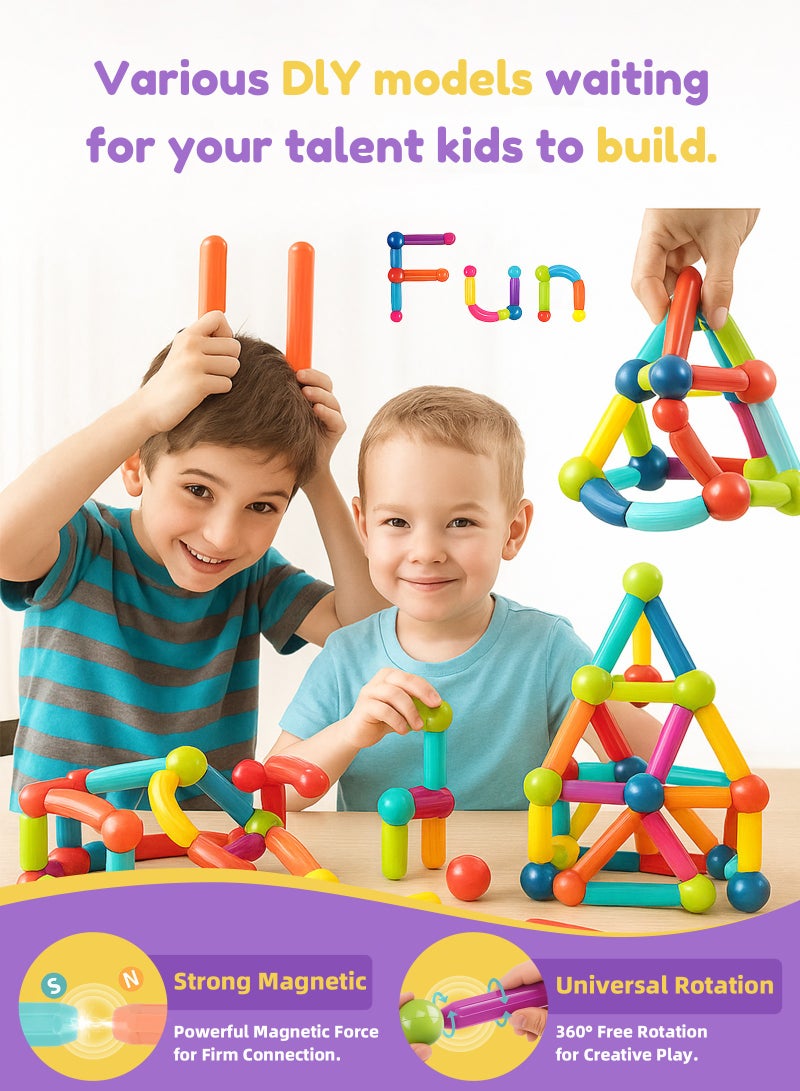 يو إل اتش واي سي 36 قطعة مكعبات بناء مغناطيسية - Image 5