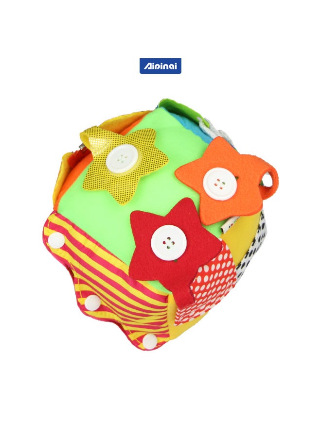 AIPINQI New Cloth Ball Busy Block Children's Montessori Early Education Teaching Aids Kindergarten Hands-on Brain Toys - Image 1