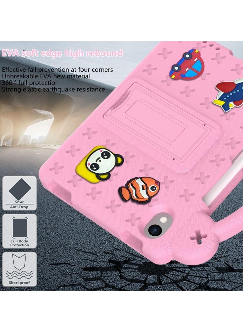 general Kid's Case for iPad Mini 7 (A17 Pro) 2024 Mini 6 2021 8.3-inch EVA Shock Grip Kid-Friendly Case with Foldable Stand and Removable Cartoon Doll - Image 5