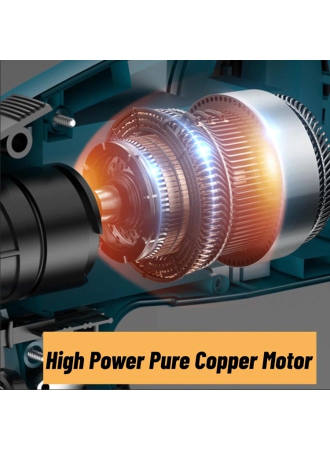 GearZone Cordless Paint Sprayer with 2 Batteries 21V 4.0Ah Cordless Spray Paint Machine 5 Nozzles 3 Patterns 1000ml Battery Powered Paint Sprayer High Pressure Electric for Home Furniture - Image 3