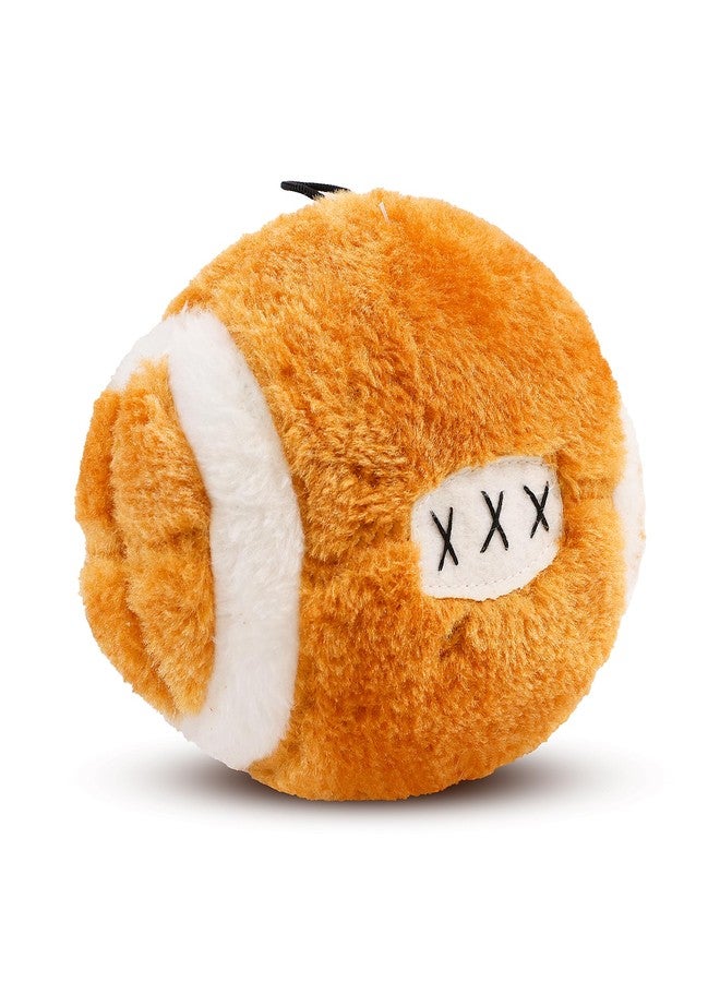 سبوت لعبة كرة قدم قطيفة للكلاب من SPOT مع صفارة | لعبة كرة قدم قطيفة ناعمة من القماش تصدر صوت صفارة، مناسبة للكلاب الصغيرة والكبيرة | لعبة جلب للرمي والمطاردة | 4.5 بوصة - Image 1