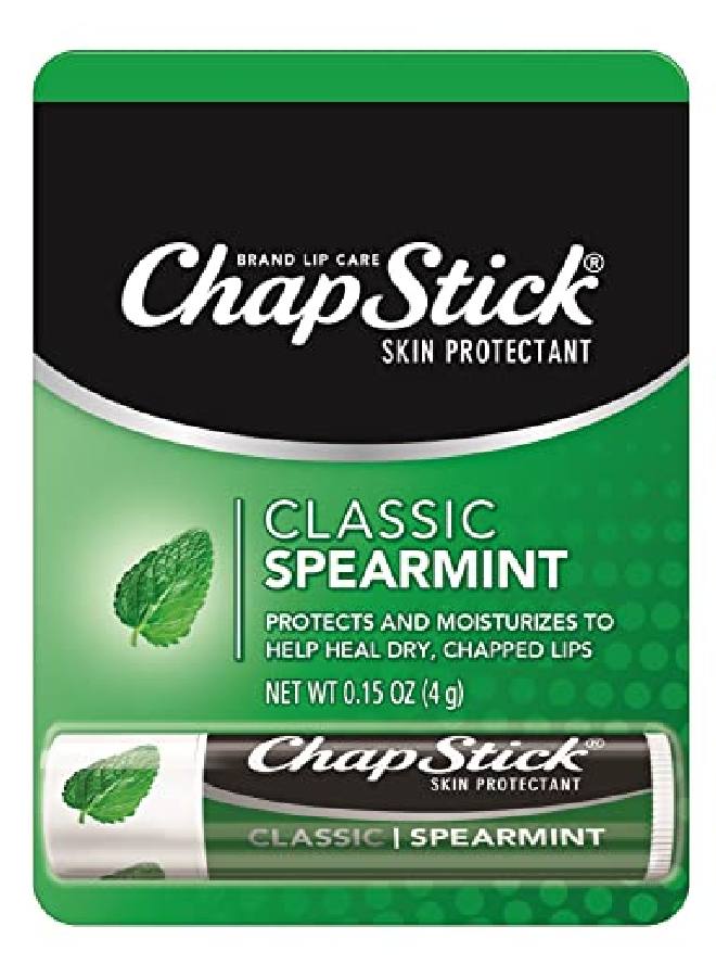 chapstick أنابيب بلسم الشفاه بالنعناع الكلاسيكي - نعناع للعناية بالشفاه - هدية يوم الأب 015 أونصة × 12 - Image 1