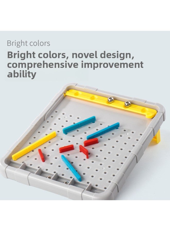 Children's Multifunctional Line Maze Adventure Primary School Students' Observation Logic Training Track Beads Educational Toys-Color:Line Labyrinth - Image 4