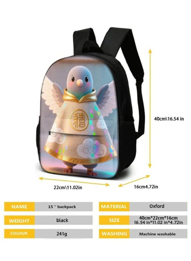 Bright Li Fire Fashion partner of student teenagers! Super cute cartoon bag three-piece set, easy to deal with various occasions (available for students, children, friends on outings, mountain climbing, schooling, etc.) - 9  - Image 5