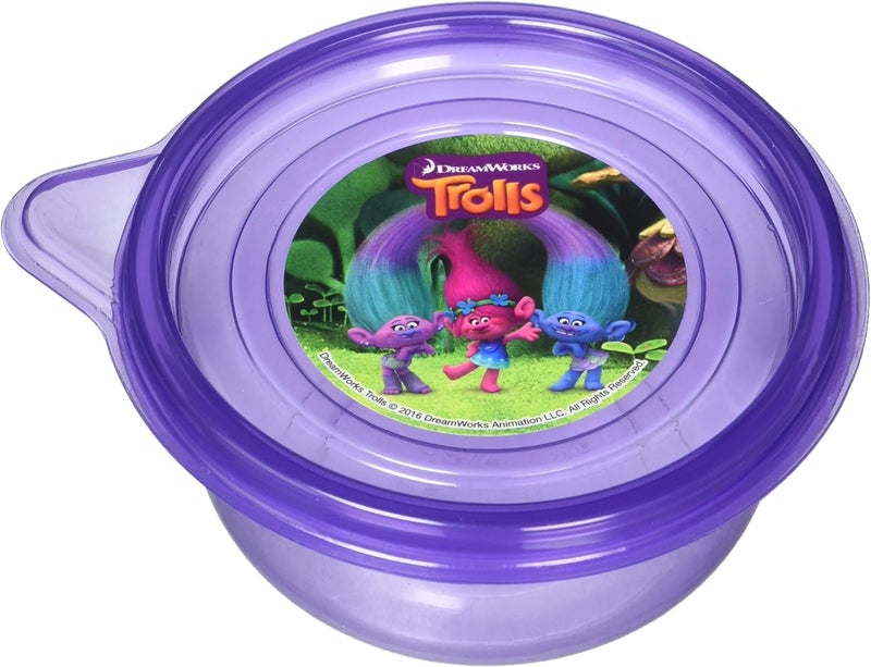 Trolls Small Snack Containers with Lids - Image 1