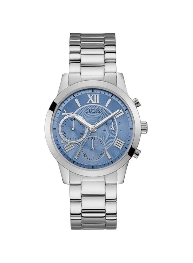GUESS Women U1070L4 NS Silver-Tone/Blue - Image 1