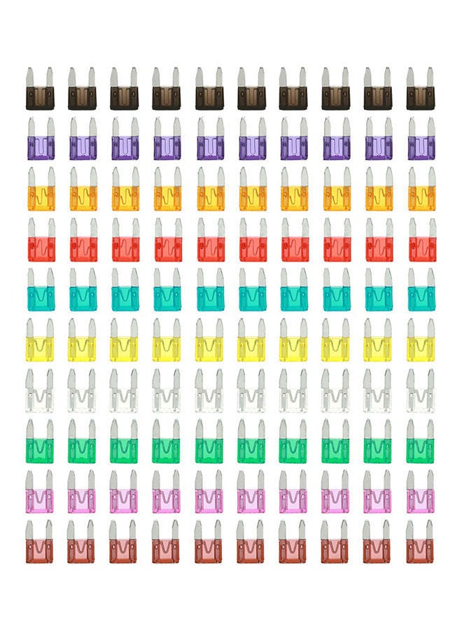 نيبمينينت 100 قطعة من الفيوزات الصغيرة ذات الشفرات الأوتوماتيكة