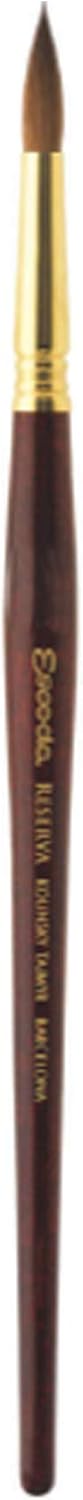 Escoda Reserva 1212 Series Artist Watercolor Short Handle Round Paint Brush Size 8 Pure KolinskyTajmyr12128 - Image 1