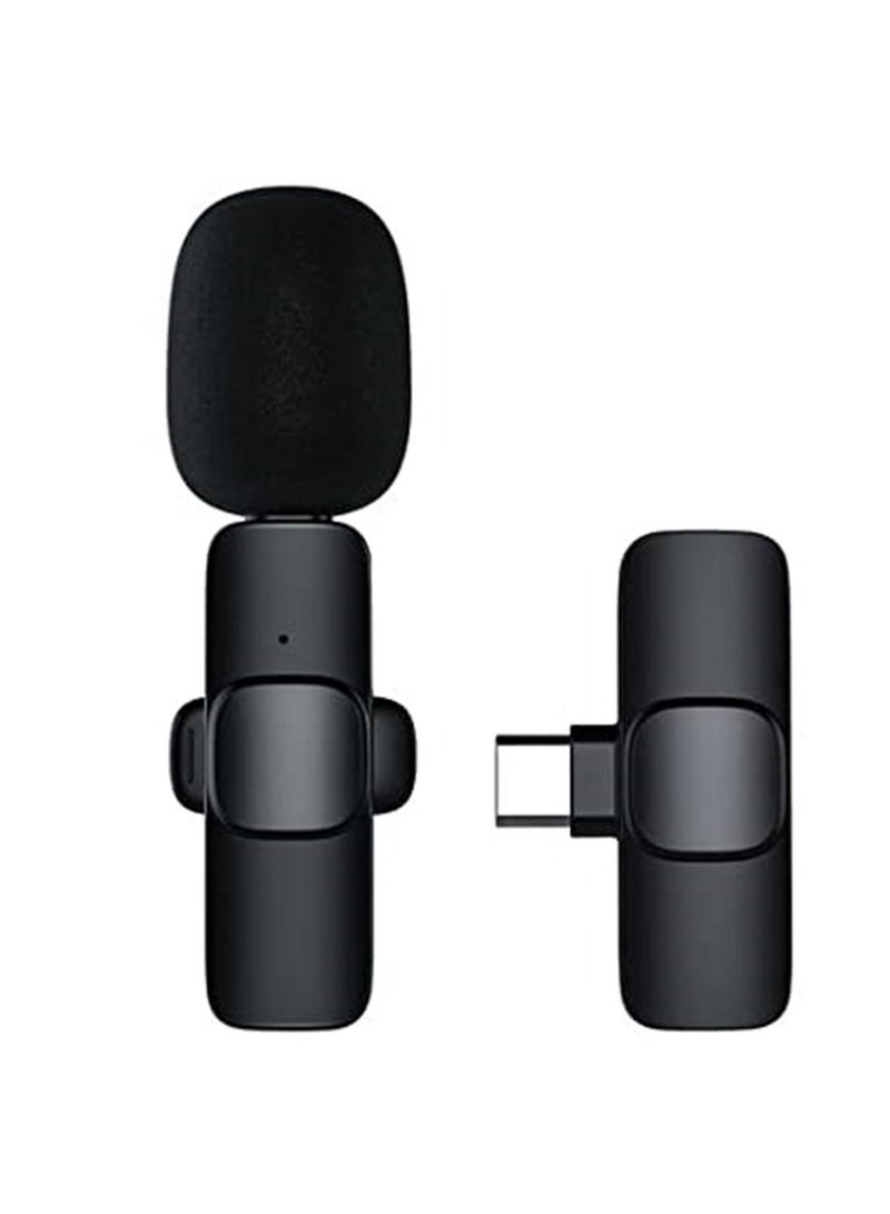 New Wireless Collar Clip Microphone Portable Audio Video Recording Mic For Android Type-C for Live streaming Mobile - Image 1