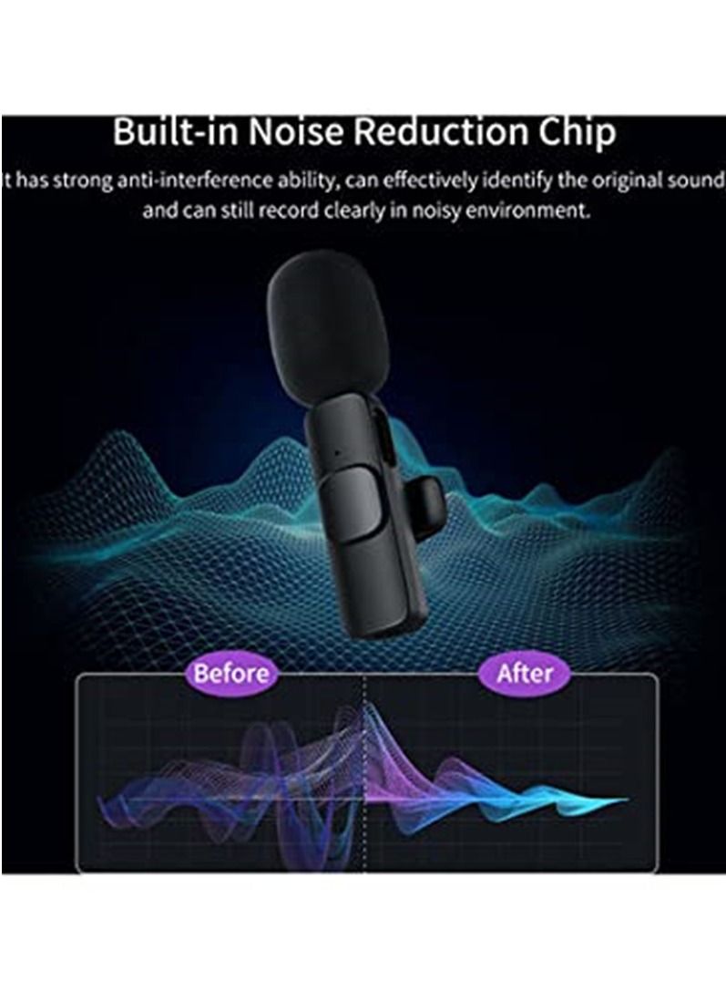 New Wireless Collar Clip Microphone Portable Audio Video Recording Mic For Android Type-C for Live streaming Mobile - Image 5