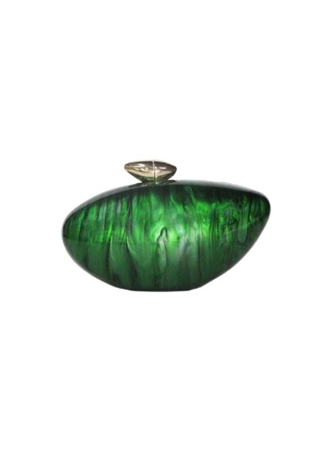 Rup Art Luxury Marble Effect Acrylic Clutch – Elegant Evening & Bridal Handbag  - Image 1