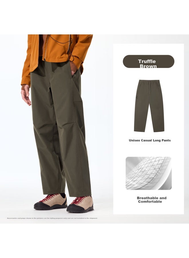 Panda Zhang Yuxi Casual Straight-leg Loose Water-repellent Hiking Sports Pants Uni 9226, M