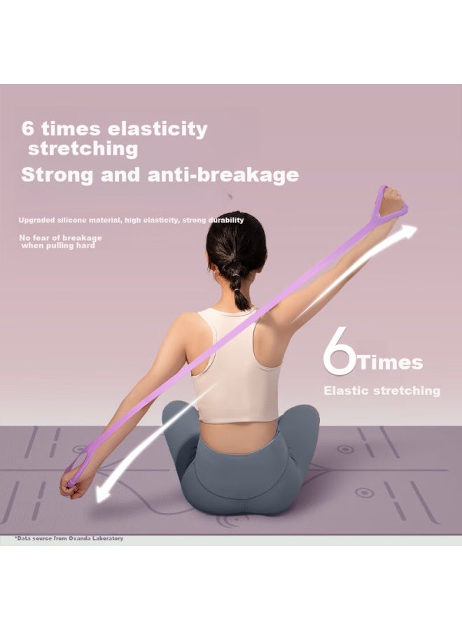 Ou Fan Da Eufondra Elastic Resistance Band Pilates Tension Rope Eight-character Arm Strengthener Back Shoulder Women's Fitness Equipment - Image 3