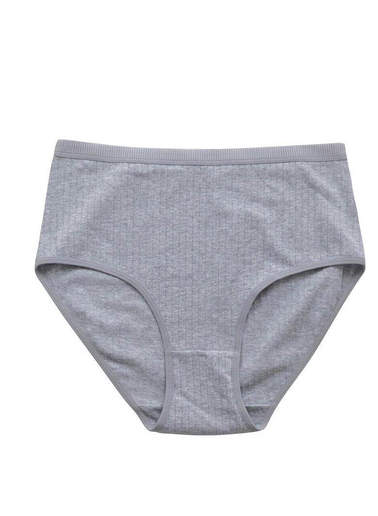Simple High Waist Triangle Pants 8PCS (Black+White+Grey+Camel) - Comfortable, Breathable, Elastic Underwear, Women's Underwear, and Women's Triangle Pants  - Image 4