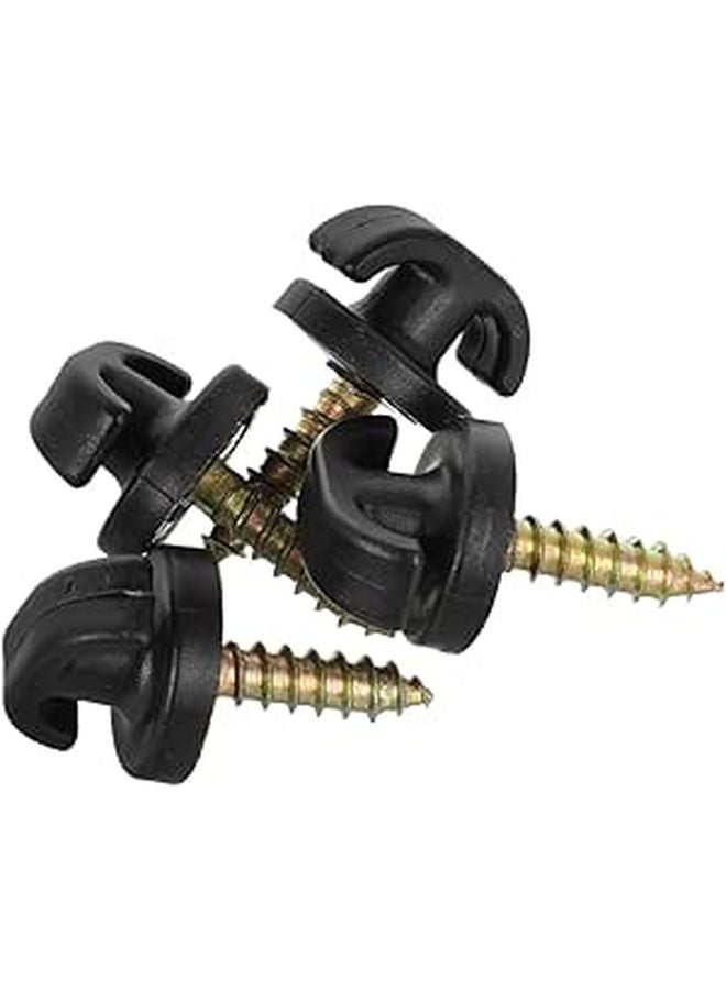 4 Pcs Heavy Duty Cargo Net Hooks for Car Trunk Organization of Bags and Sports Gear - Image 1