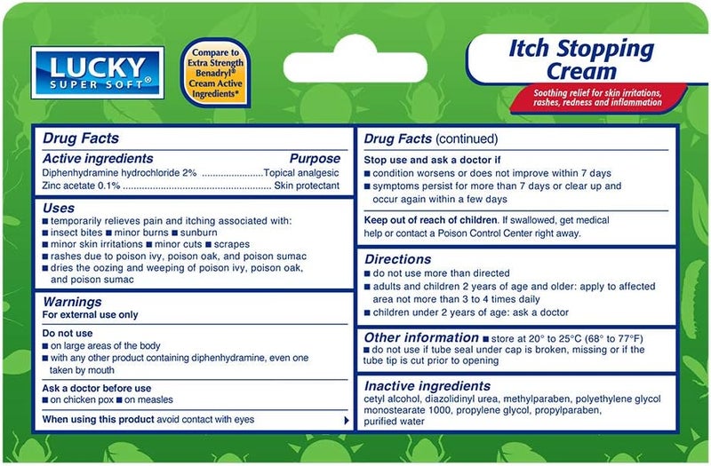 Lucky Super Soft Itch Stopping Cream 125 Ounce - Image 2
