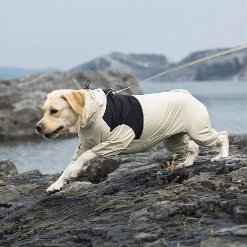 Protective Dog Raincoats with Reflective Designs and Back Zippered Designs for Easy Wear Outdoor Activity Clothing Raincoats - Image 5