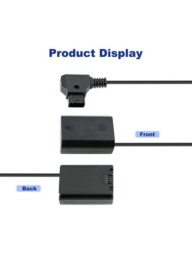 Alvin's Cables - NP FZ100 Dummy Battery to D tap Coiled Power Cable for Sony A7III A7RIII A7SIII A7C A7IV A9 FX3 Camera - Image 1