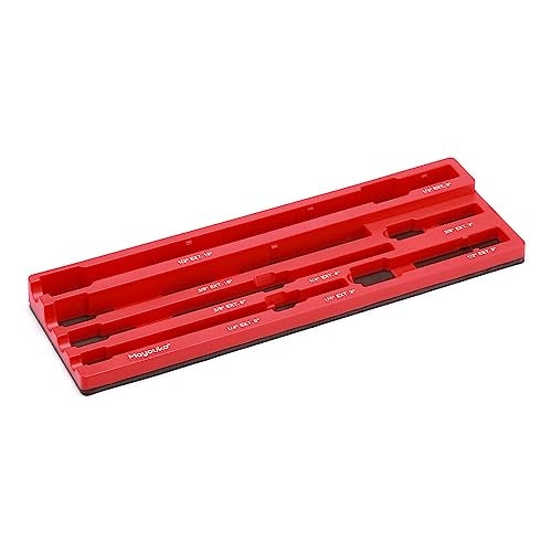 Mayouko Magnetic ABS Socket Extension Organizer Socket Extension Bar Holder Fit for 143812Drive Extensions Extensions not Included - Image 1