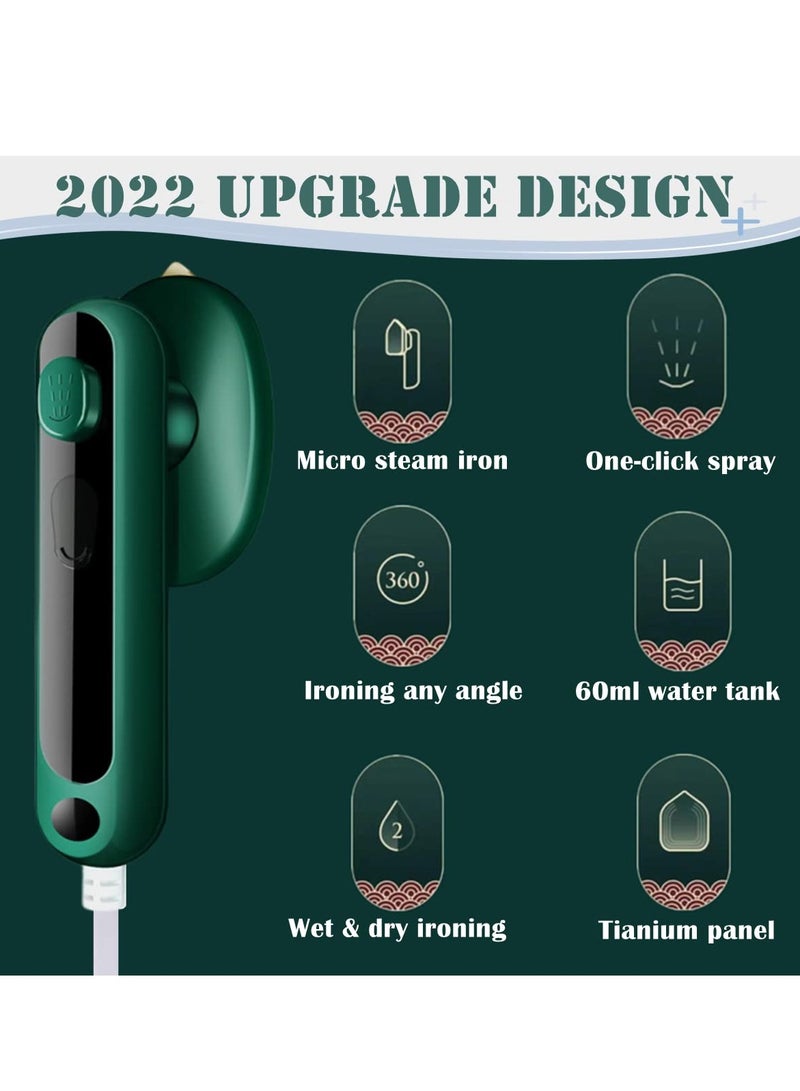 Compact Travel Steam Iron for Home and College Use, Versatile Dry and Wet Ironing Functionality  - Image 4