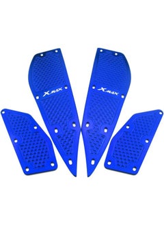 klarako 1 Set for Yama ha XMAX 300 20172018 XMAX 250 Motorcycle Front & Rear Foot Pegs Footrest Footpad Step Pedals Sidestand Plate Extension Pad  - Image 3